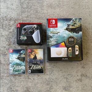 Nintendo Switch OLED Zelda Edition - White and Gold